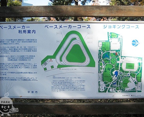 ジョギングコース案内図
