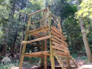 藤沢市少年の森・宇都母知神社展望台のぼり