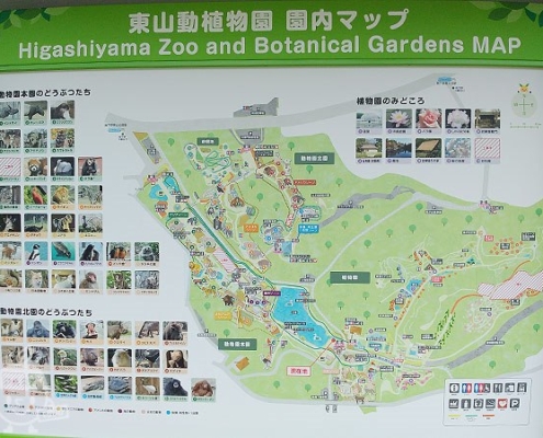 東山動植物園 園内マップ