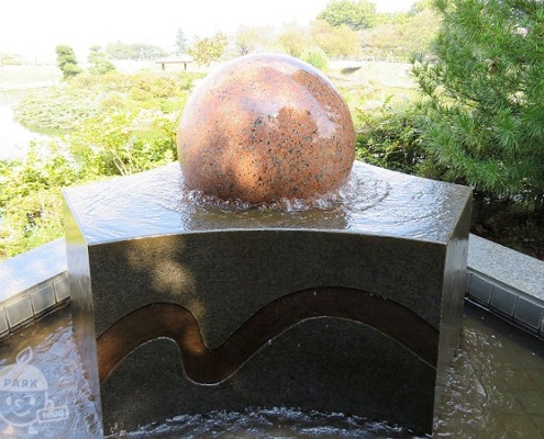 水のオブジェ