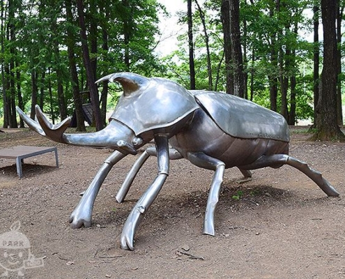 カブトムシのオブジェ