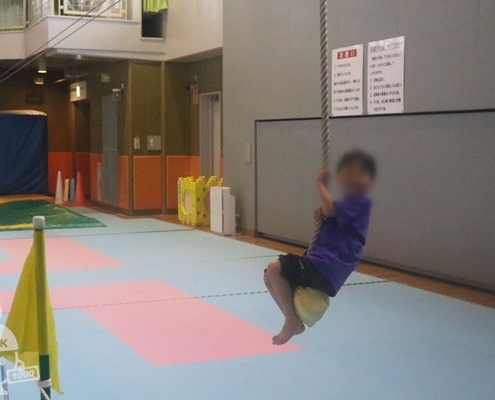 のびのびひろば・ターザンロープ